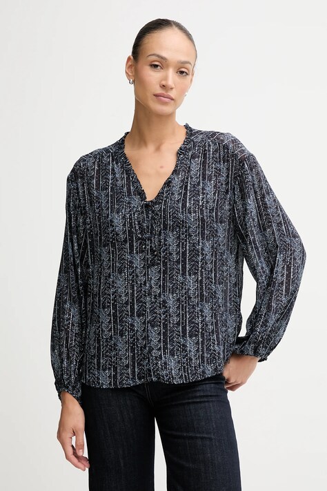 Рубашка Pepe Jeans цвет синий relaxed PL3051281