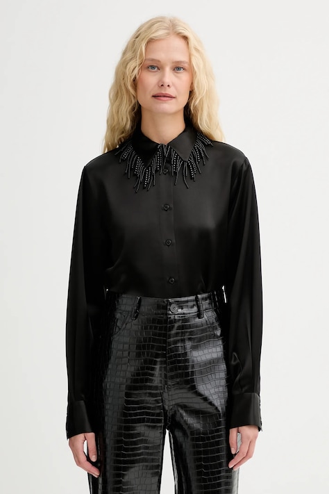 Рубашка ISABELLE BLANCHE цвет чёрный regular классический воротник IS25FW-C079-T008