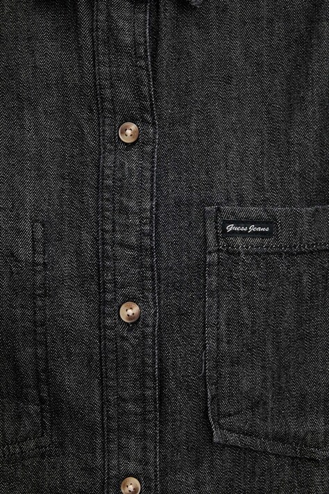 Бавовняна сорочка Guess Jeans — фото 5