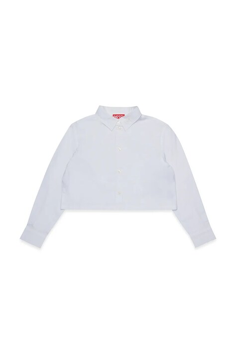 Diesel koszula bawełniana dziecięca CLIO SHIRT kolor biały J02373