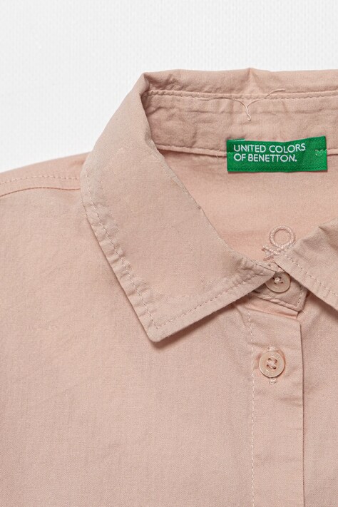 United Colors of Benetton koszula bawełniana dziecięca kolor różowy 5EW7CQ04A