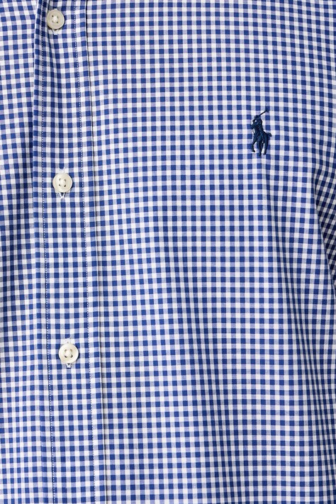 Polo Ralph Lauren сорочка чоловіча бавовняна — AW25-KDM001, блакитний — фото 5
