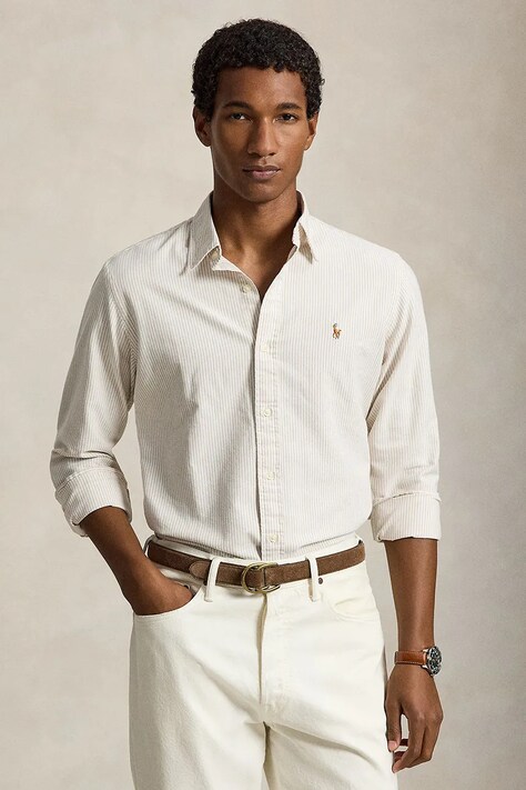 Polo Ralph Lauren Košeľa pánska biela 710953704