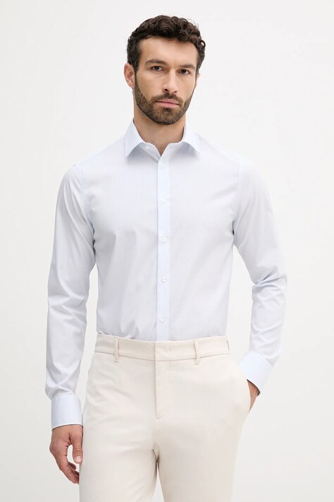 Calvin Klein cămașă cu guler clasic, slim, LV019EU031