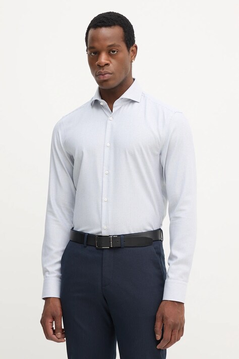 BOSS cămașă din bumbac cu guler italian, slim, 50545945