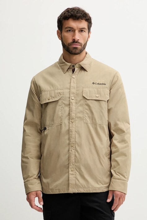 Columbia geacă Landroamer culoarea verde, de tranzitie, 2134301