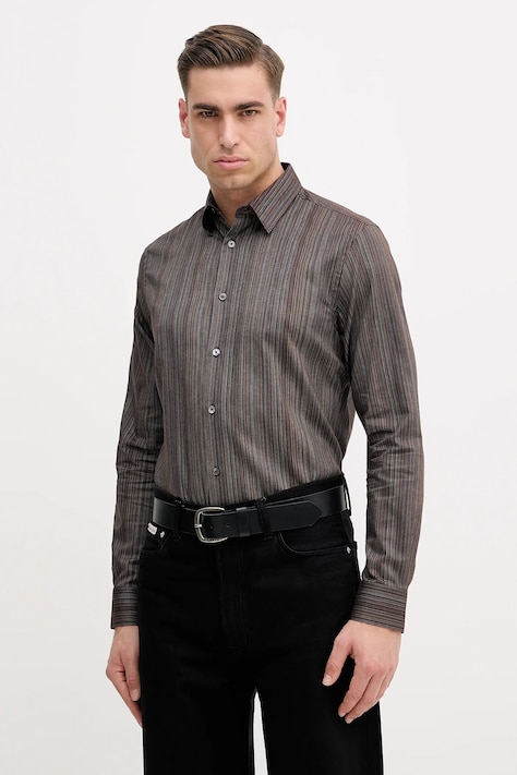 Pamučna košulja Paul Smith regular, s klasičnim ovratnikom, M1R-901U-T02794