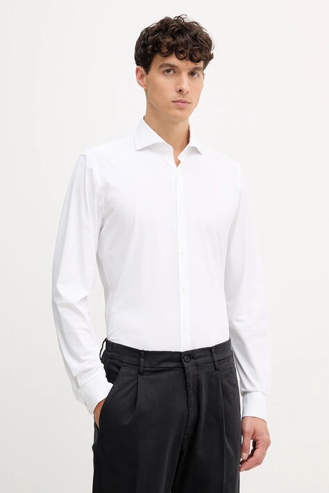 Joop! ing olasz galléros, fehér, slim, 30046080