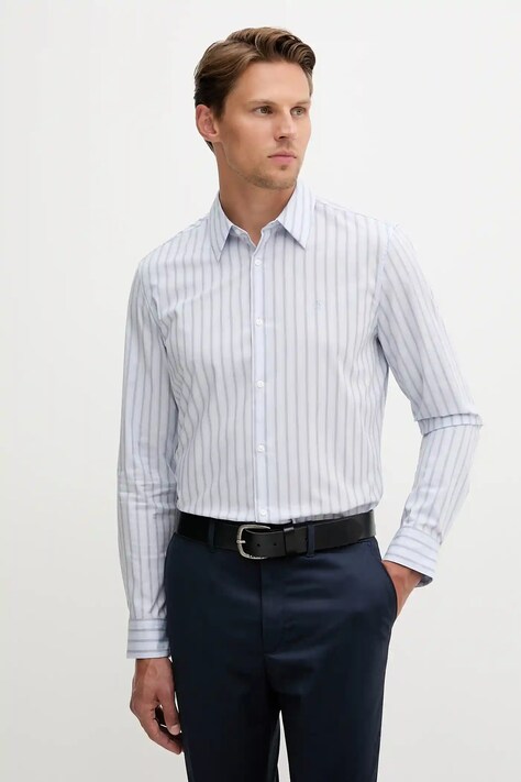 Рубашка Calvin Klein slim классический воротник LV04LD137G