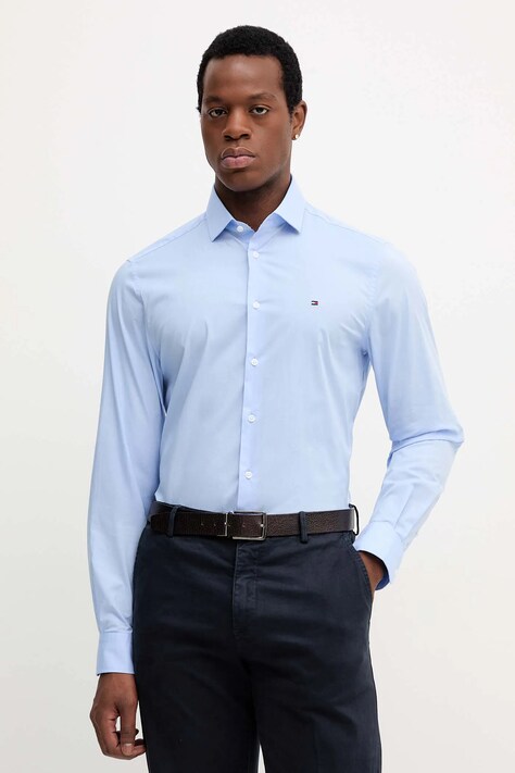 Košulja Tommy Hilfiger slim, s talijanskim ovratnikom, MW0MW38347