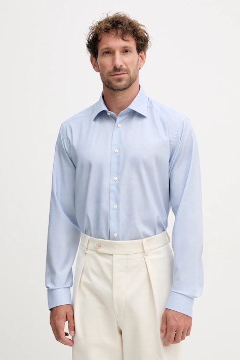 Eton camicia in cotone uomo colore blu  100014442