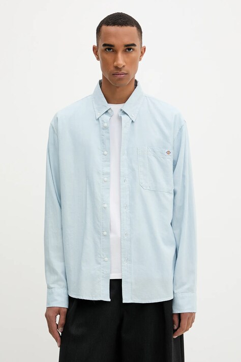 Бавовняна сорочка Dickies regular комір button-down DK0A87PY