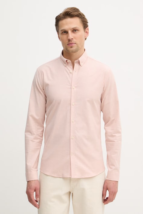 Πουκάμισο Lindbergh χρώμα: πράσινο, 30-203174