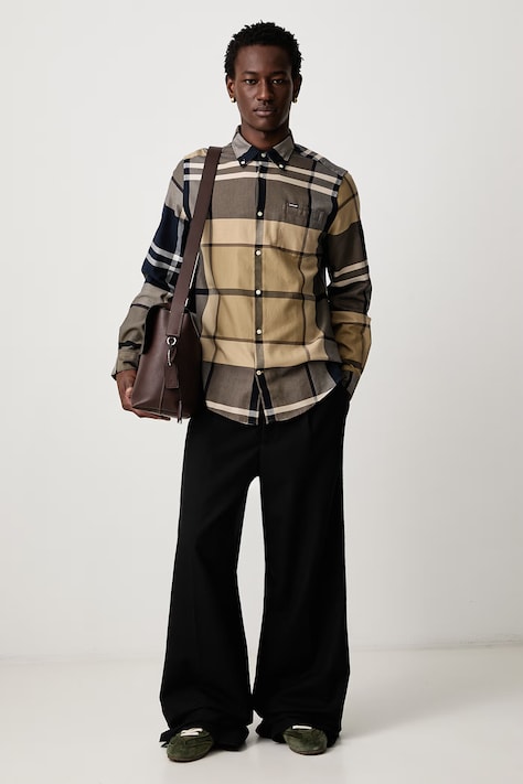 Barbour Koszula męska bawełniana DUNOON multicolor w kratkę MSH4980