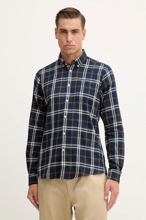 Barbour cămașă din bumbac CROSSFELL cu guler button-down, regular, MSH4995