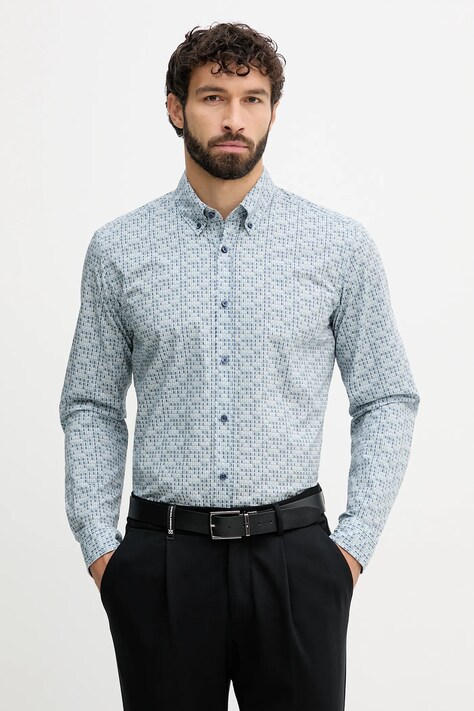 BOSS Orange cămașă din bumbac cu guler button-down, regular, 50548975