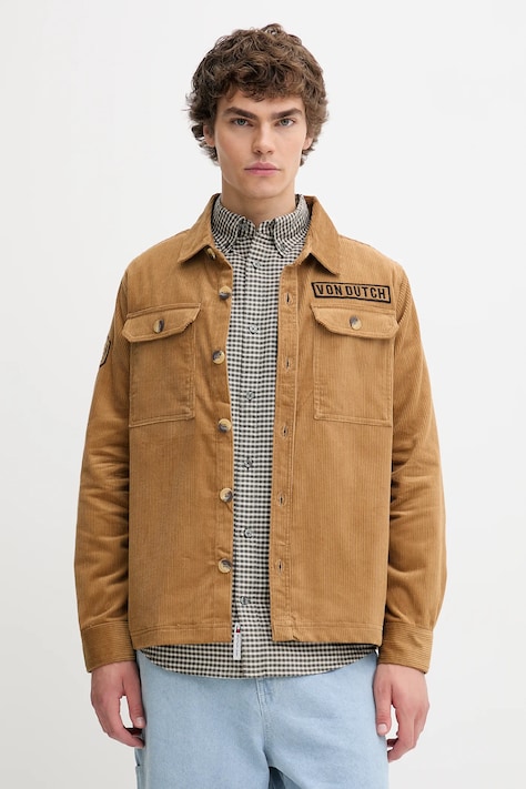 Von Dutch pamut ing galléros, zöld, regular, VD.1.OSH.1929