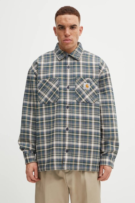 Carhartt WIP kurtka koszulowa Cronyn Shirt Jac kolor multicolor przejściowa I035312.35RXX
