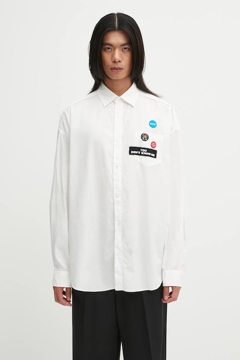 Undercover cotton shirt Shirt white color relaxed UP2E4401