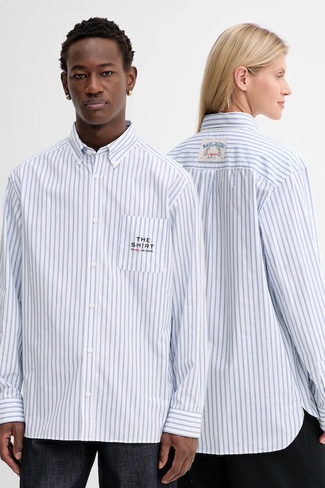 Pamučna košulja A.P.C. A.P.C. x MARC JACOBS relaxed, s button-down ovratnikom, COHKN.M12640