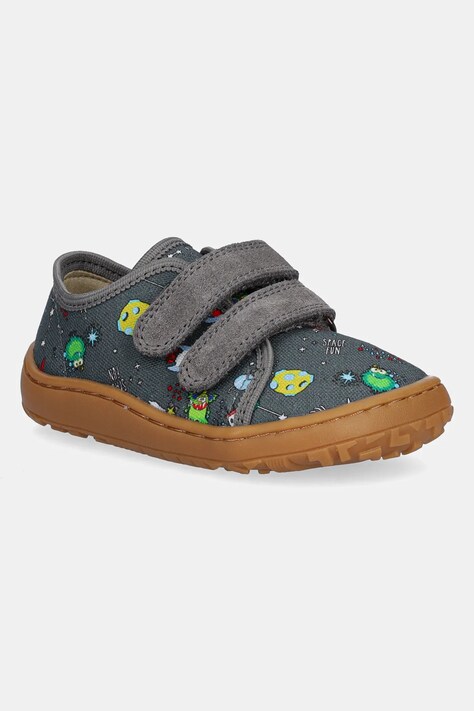 Dječje papuče Froddo BAREFOOT WOOLY boja: siva, G1700422
