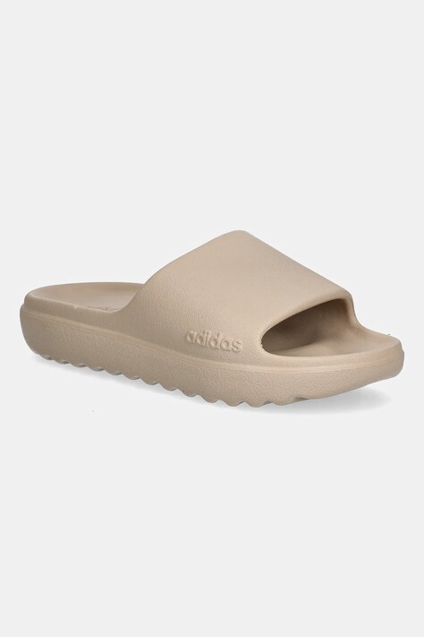 Παντόφλες adidas Adilette Lumia χρώμα: μπεζ, JP9579