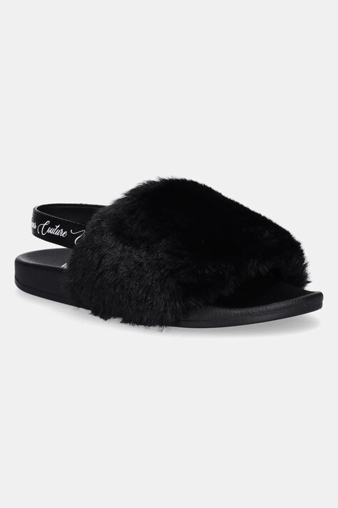 Versace Jeans Couture klapki damskie kolor czarny 79VA3SQ6 ZS359 899