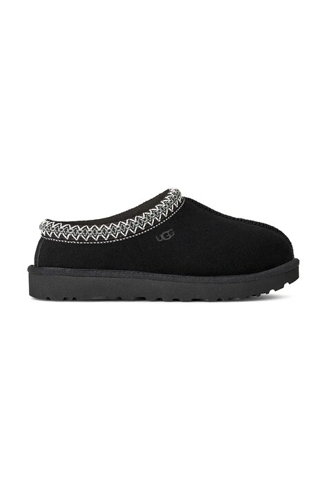 Παντόφλες σουέτ UGG Tasman II χρώμα: μαύρο, 1174470.BLK