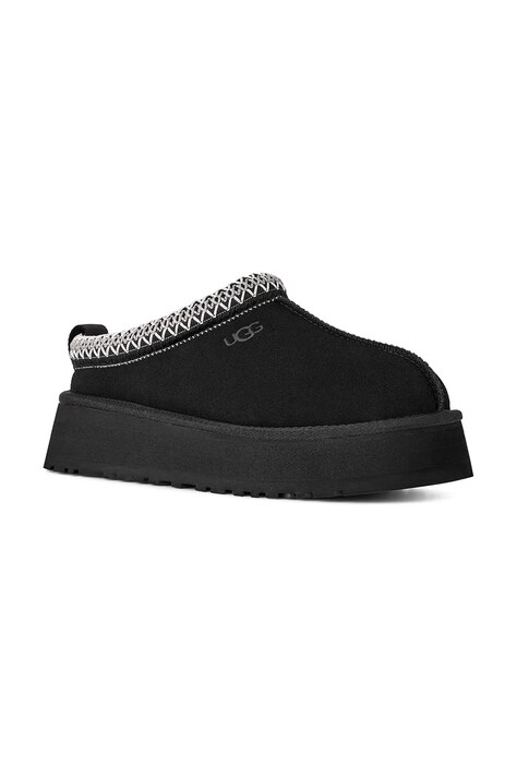 Παντόφλες σουέτ UGG Tazz II χρώμα: μαύρο, 1174471.BLK