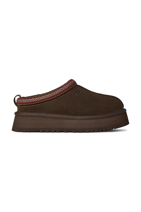 Semišové papuče UGG Tazz II hnědá barva, 1174471.DDC
