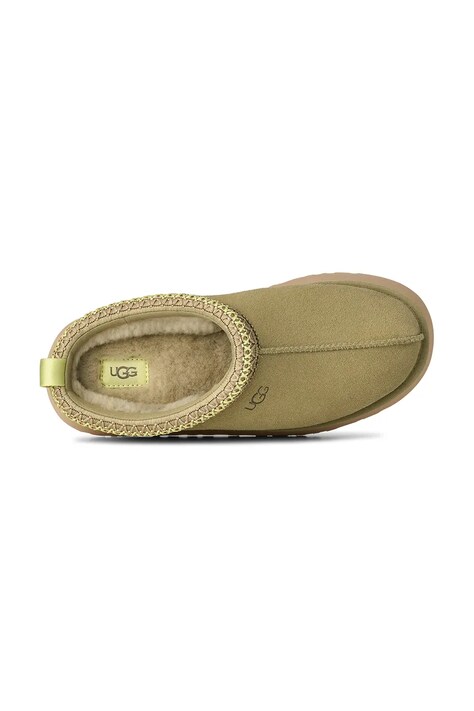 Παντόφλες σουέτ UGG Tazz II χρώμα: πράσινο, 1174471.MBRS