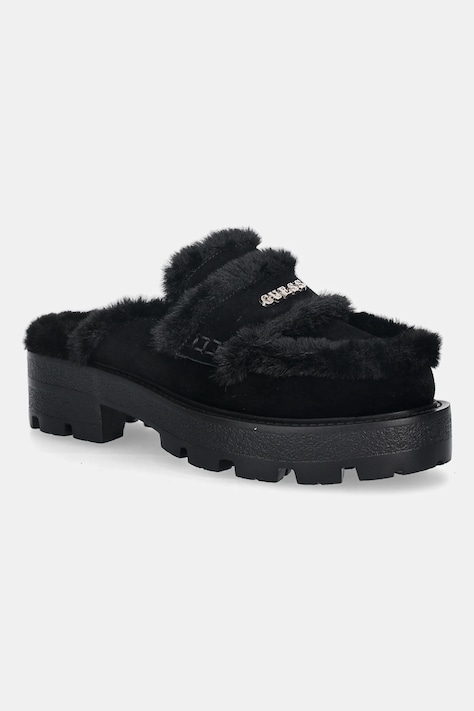 Παντόφλες Guess YANETA χρώμα: μαύρο, FLFYAT SUE06