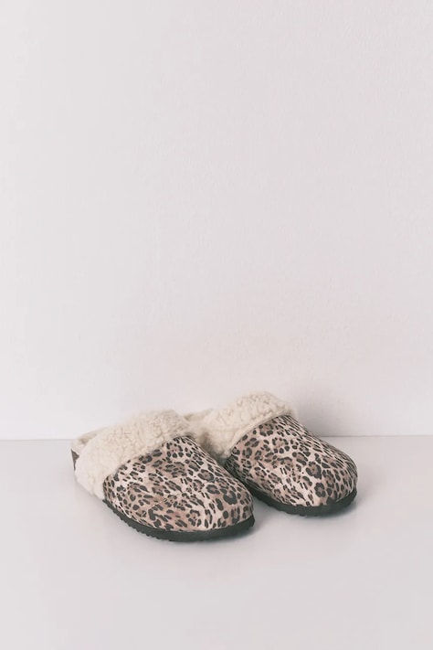 Тапочки women'secret HOMEWEAR ANIMAL PRINT колір коричневий 4992535