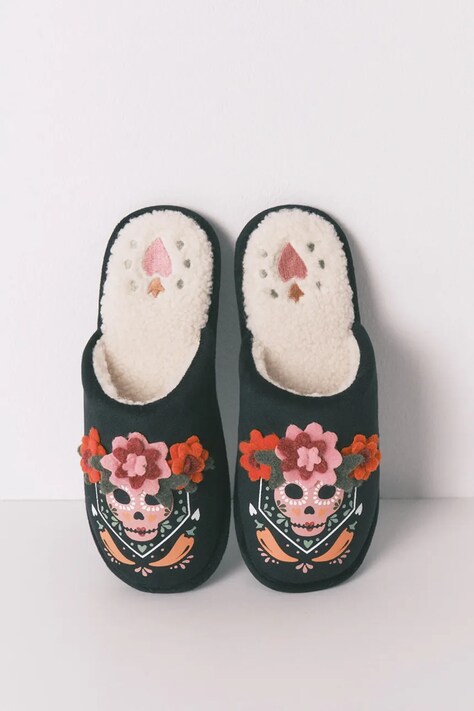 women'secret kapcie HALLOWEEN kolor czarny 4992539