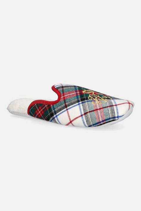 Lauren Ralph Lauren kapcie kolor beżowy ILN02474F