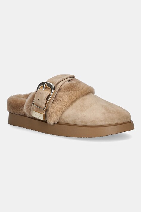 Steve Madden kapcie Cozy Up kolor beżowy 11004964