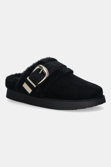 Παντόφλες Steve Madden Cozy Up χρώμα: μαύρο, 11004964