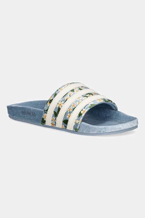 adidas Originals klapki Adilette W damskie kolor niebieski JP8184