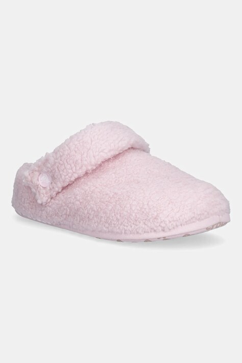 Crocs kapcie Classic Cozzy Slipper damskie kolor różowy 209386