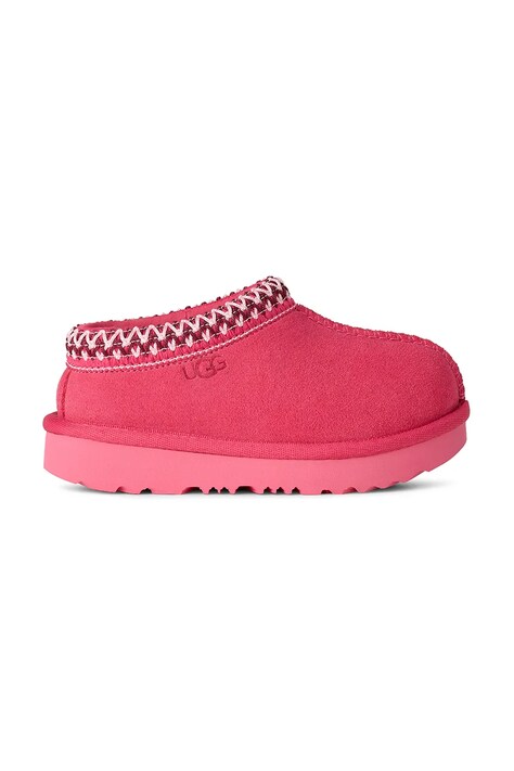 Παιδικές παντόφλες σουέτ UGG TASMAN II χρώμα: ροζ, 1019066T
