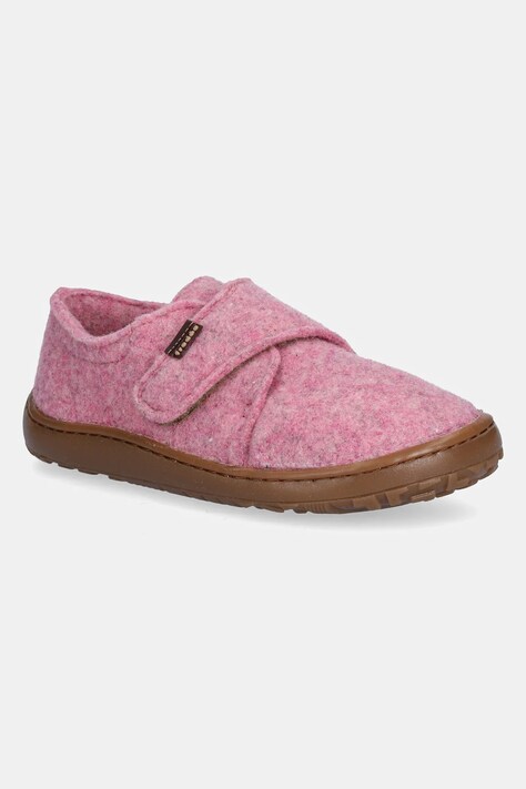 Παιδικές παντόφλες Froddo BAREFOOT WOOLY χρώμα: ροζ, G1700420