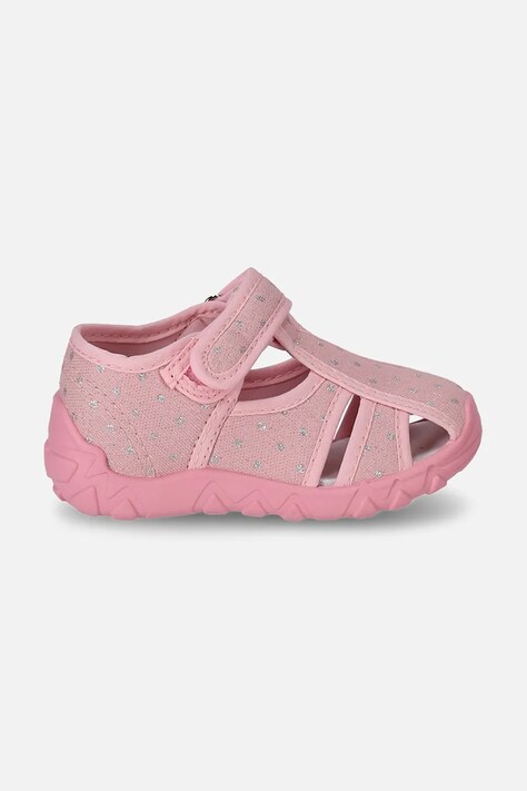 Coccodrillo kapcie dziecięce kolor różowy SHOES GIRL