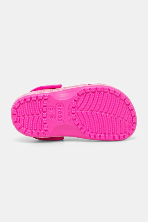 Дитячі шльопанці Crocs CROCS CLASSIC MATTEL PINK BARBIE CLOG — фото 5