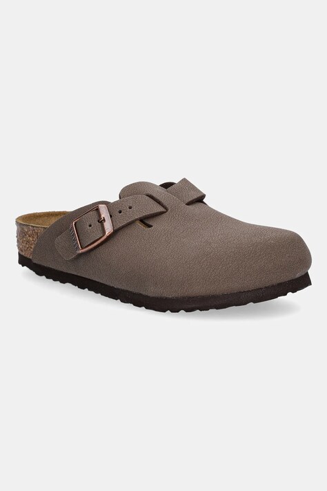 Birkenstock klapki dziecięce Boston kolor brązowy 1030809