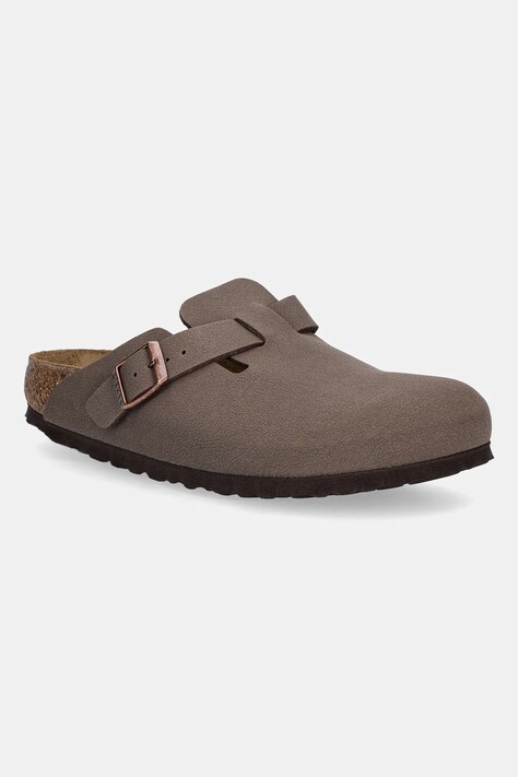 Birkenstock klapki Boston kolor brązowy 1030809