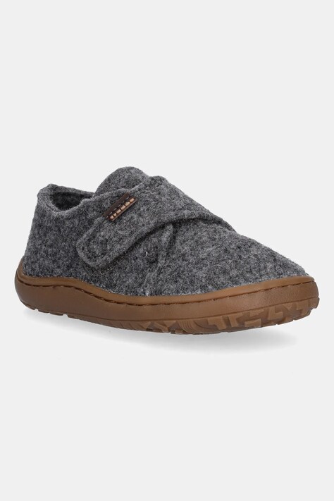 Παιδικές παντόφλες Froddo BAREFOOT WOOLY χρώμα: γκρι, G1700420