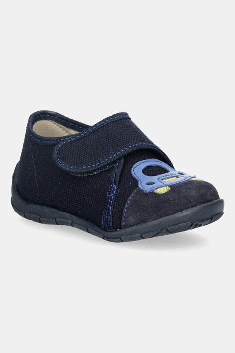 Froddo kapcie dziecięce CLASSIC SLIPPERS kolor granatowy G1700426