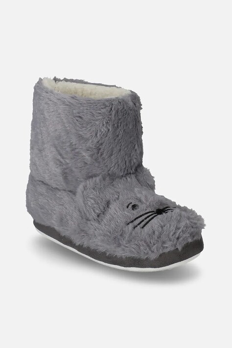 Coccodrillo kapcie dziecięce kolor szary SHOES UNISEX