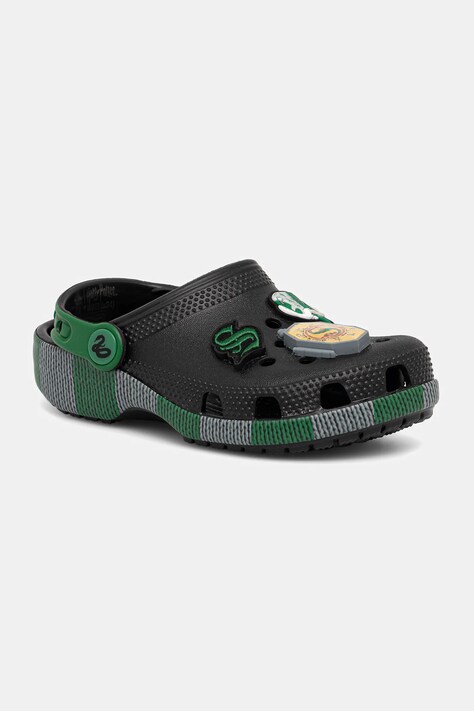 Dětské pantofle Crocs CROCS CLASSIC SLYTHERIN CLOG černá barva, 210542