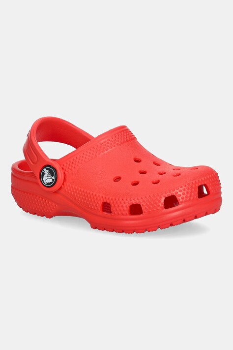 Crocs klapki dziecięce CROCS CLASSIC CLOG kolor czerwony 206990
